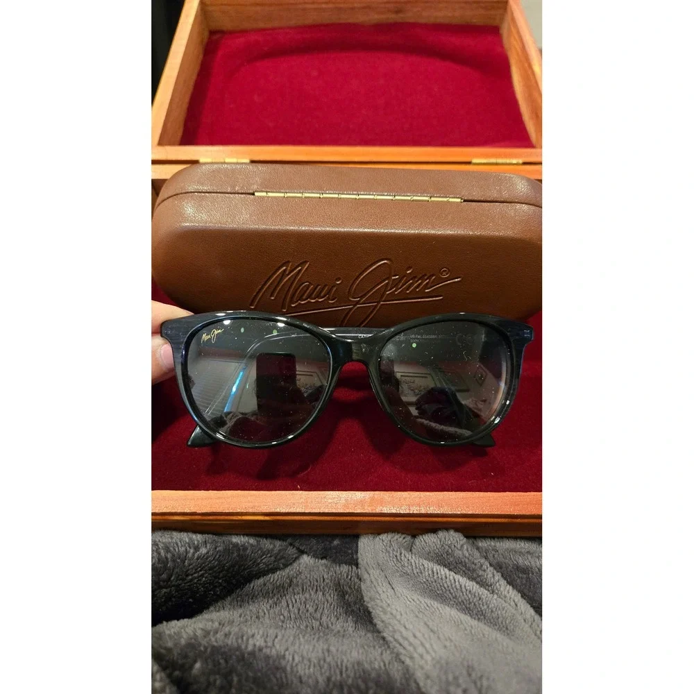 Maui Jim Cathedrals MJ782-03S STG-BH Eyeglass Frame Only 52-17-144 Italy Case